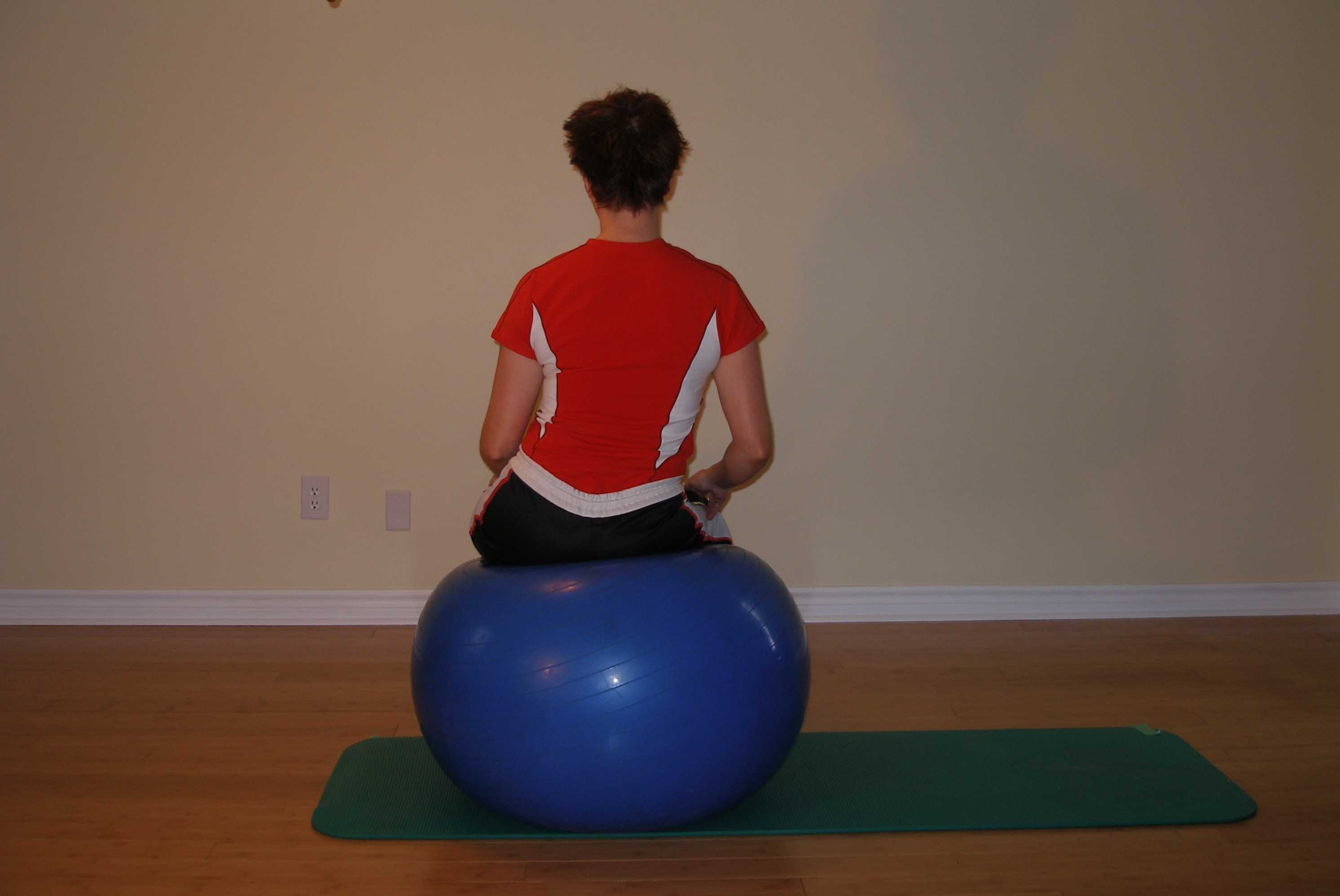 Pelvic Lateral Shift on the Exercise Ball